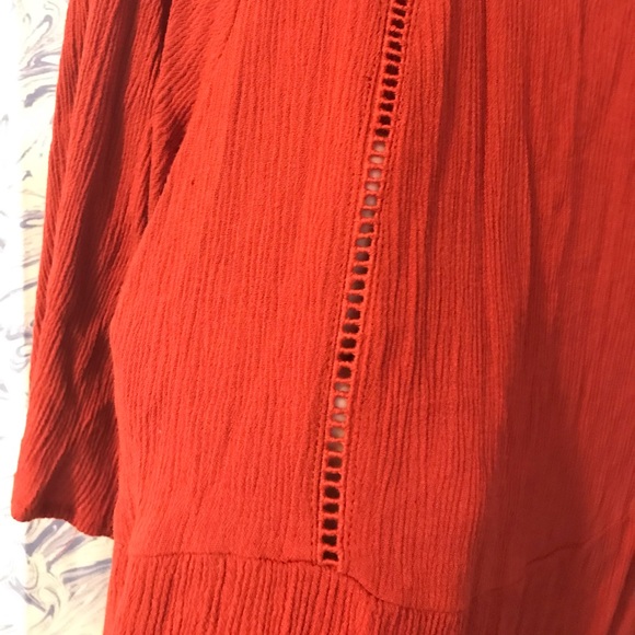 Burnt Orange Boho Top - Picture 7 of 7